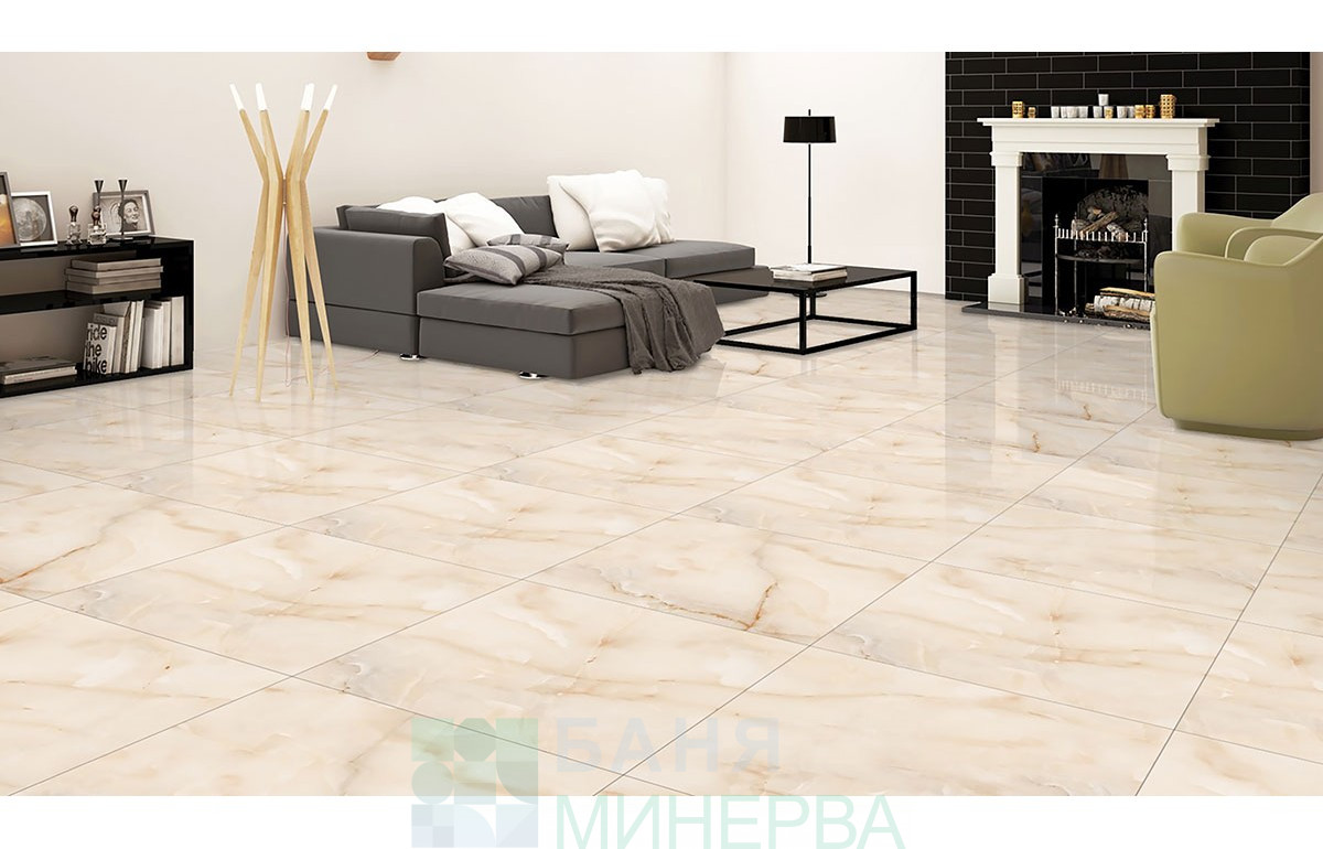 ONIX Crema 60-60 Полиран гранитогрес