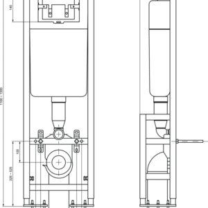 Свободно стояща структура за вграждане W 370767 IDEAL STANDARD