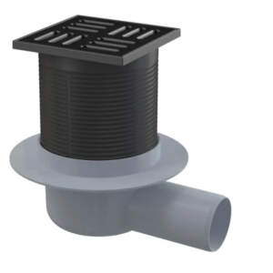 Alcaplast APV 31 BLACK Подов сифон черен