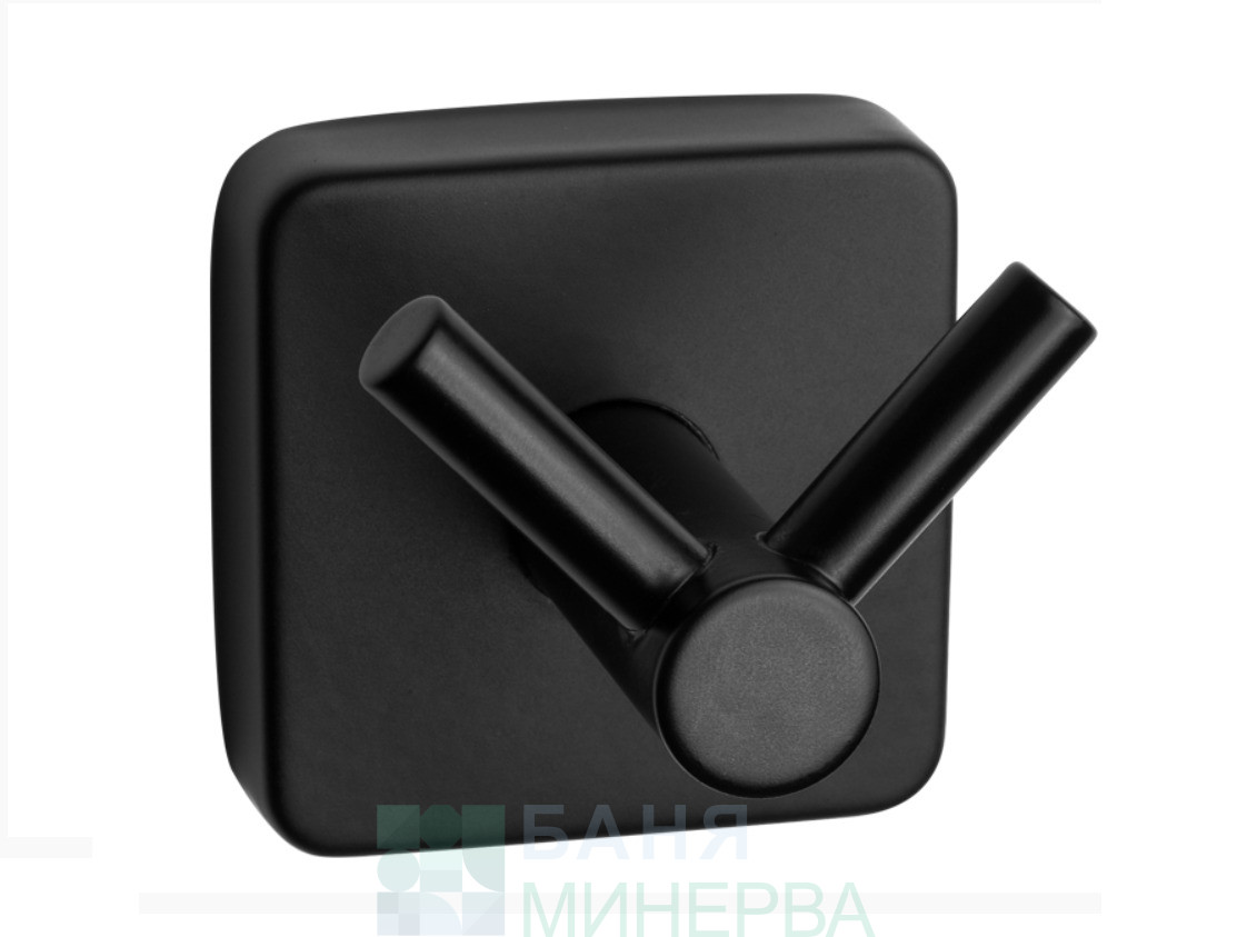 Kapitan QUATTRO Black 420255 Двойна закачалка черен мат