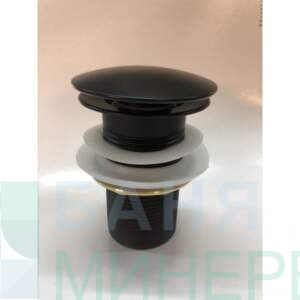 IC A43BM Клик сифон черен мат без преливник