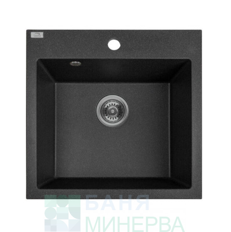 LAVEO SBA 710T Alena black 49-49 см Кухненска мивка