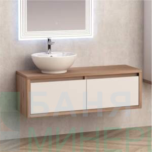 ICP 4540-120 PVC шкаф за баня Без мивка