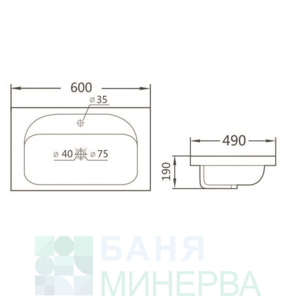 ICP 6049-1 WHITE PVC шкаф за баня - Image 5