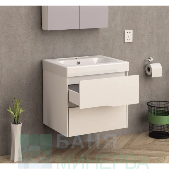 ICP 6049-1 WHITE PVC шкаф за баня - Image 2