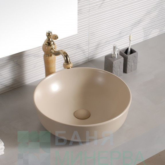 ICB 875 Beige Порцеланов умивалник за плот