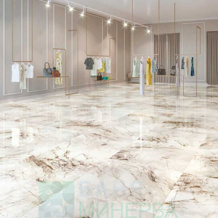 Qua Calacatta Goldie 60-120 Полиран гранитогрес