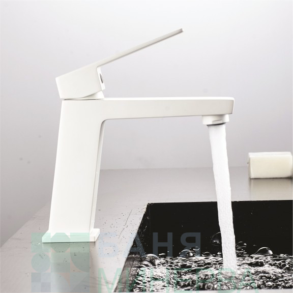 ICF 1491085W ЕЛИНОР MATT WHITE Месингов Смесител INTERCERAMIC