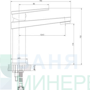 Месингов Смесител ICF 195053B