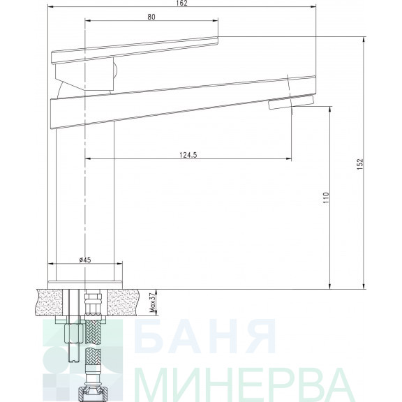 Месингов Смесител ICF 195053C - Image 3
