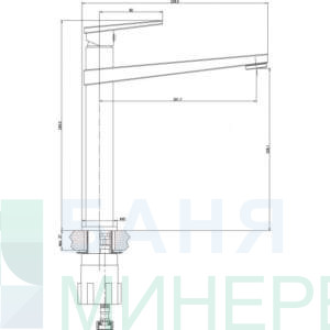 Месингов Смесител ICF 195055C