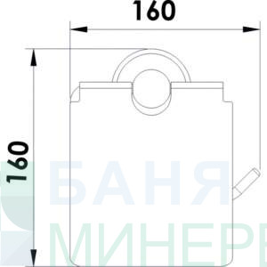 ICA 2307 САХАРА Държач за тоалетна хартия