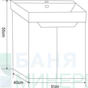 ICP 5155 PVC Мебели за баня