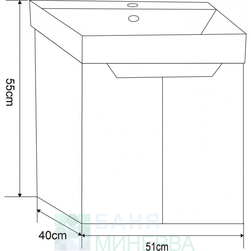 ICP 5155 PVC Мебели за баня - Image 2