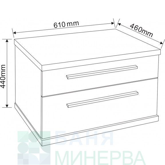 ICP 6144-1 PVC Мебели за баня - Image 3