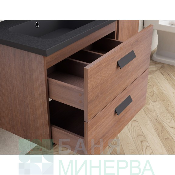 ICP 6452 Мебел за баня с черна мивка - Image 2