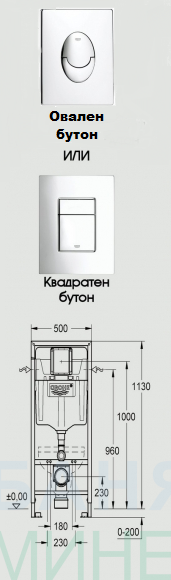 Пакет Villeroy & Boch Soul 53 см структура Grohe - Image 2
