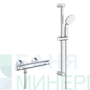 Промо 34796000 GROHTHERM 500 термостатен смесител за душ с тръбно окачване