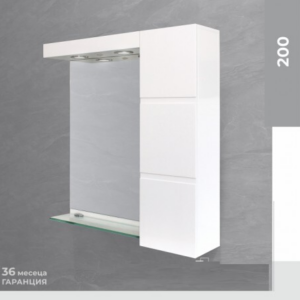 PVC Шкаф огледало за баня Модел 200