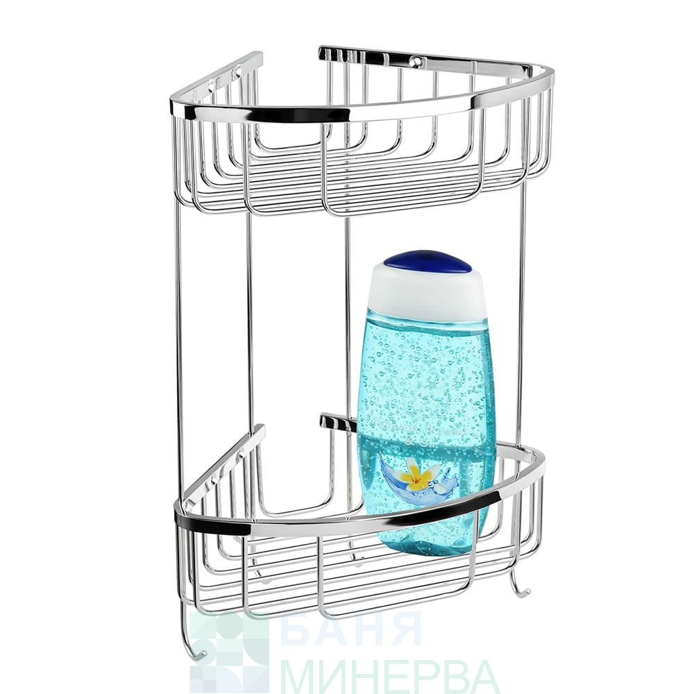 Aquaform 9632 Етажерка за баня двойна компакт