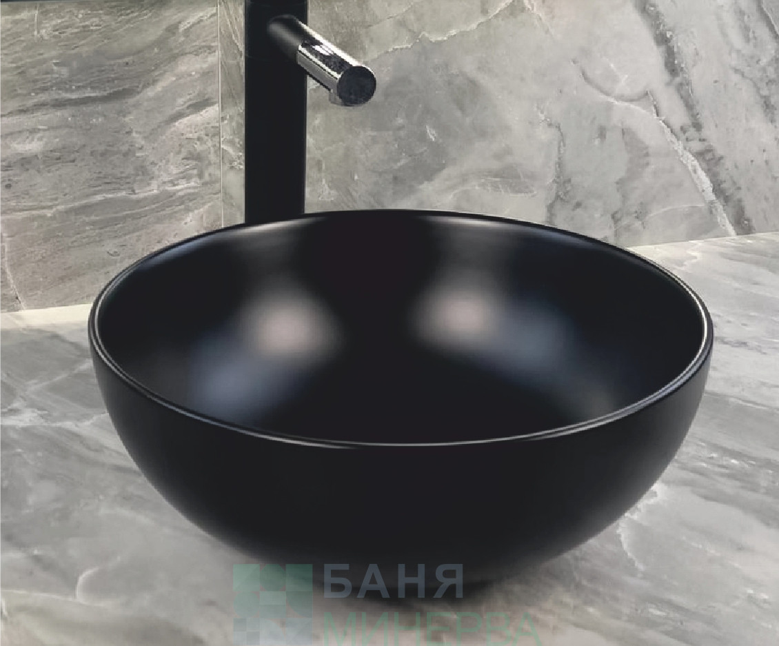 ESPE SA 1042 черен мат Мивка върху плот