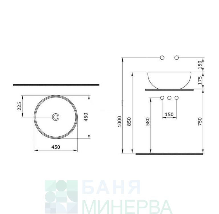Bocchi Venezia 45 Мивка върху плот 17157 Купа зелен мат - Image 2