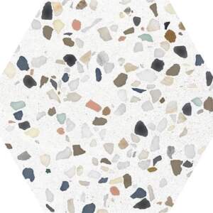 HEXA SEZANE White MATT ITT CERAMIC шестоъгълен гранитогрес