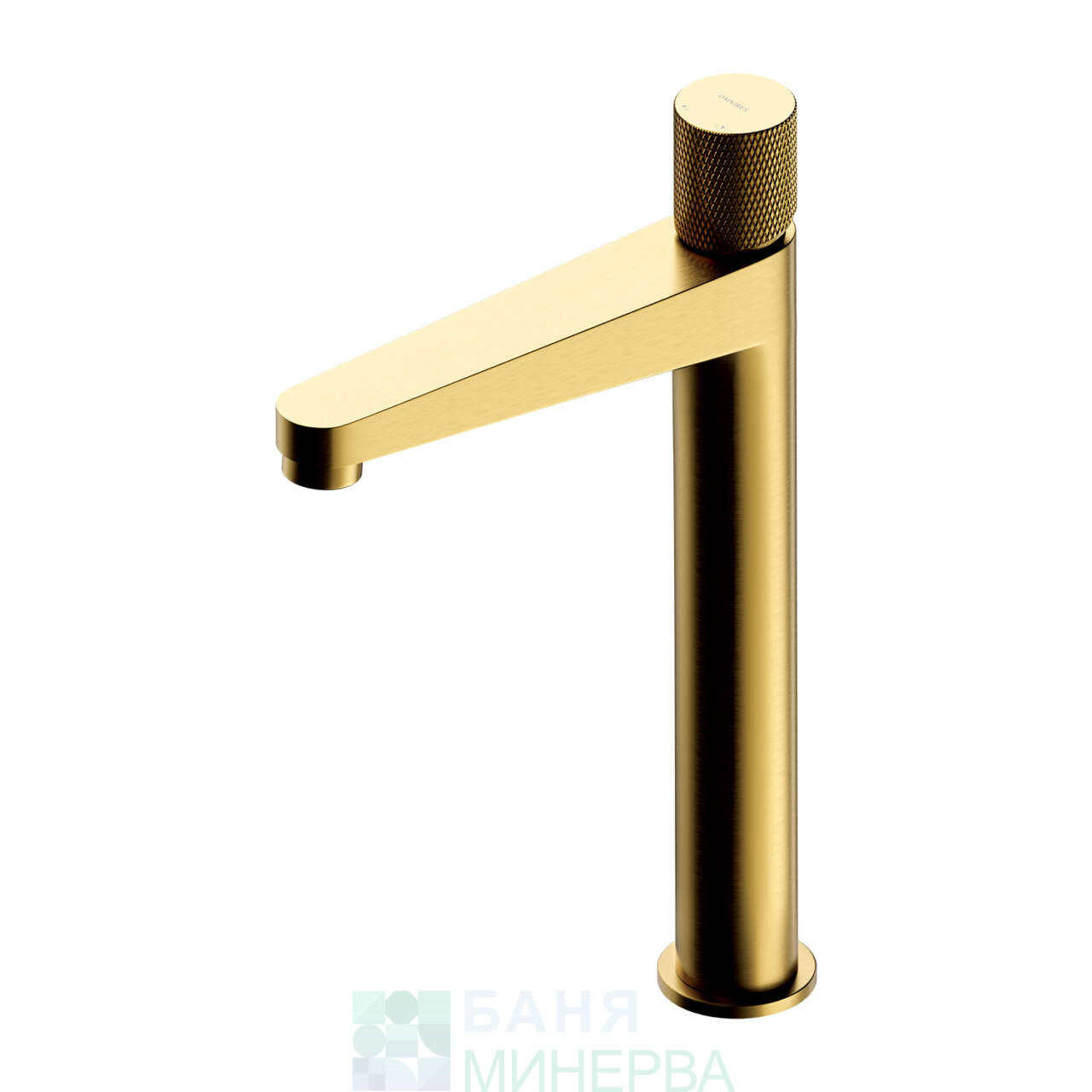 Omnires Contour 245 Brushed Gold Златен висок смесител