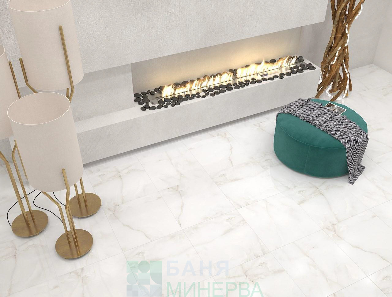 Prestigio Grey Polished 60/60 Гранитогрес