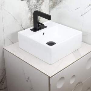 Blandini Kvadro Black Дизайнерски черен смесител