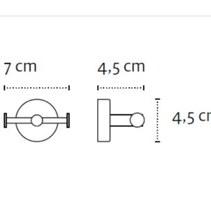 Kapitan Modern 222255 закачалка черен мат