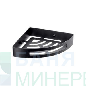 Gedy Nerva 2479 14 Ъглова етажерка черен мат