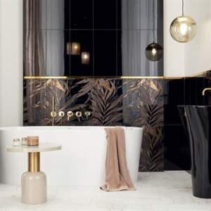 Sophi Oro Black 29.8-59.8 плочки фаянс Tubadzin