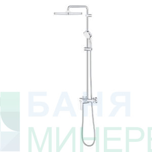 GROHE 26692000 NEW TEMPESTA 250 душ система с едноръкохватков смесител квадратна пита