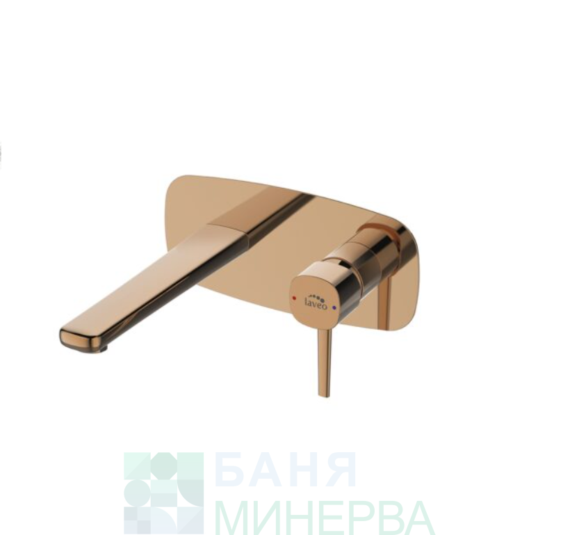 Pola Rose Gold Смесител за умивалник за вграждане