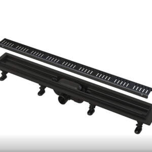 ALCAPLAST APZ10BLACK Линеен сифон черен мат 95 см