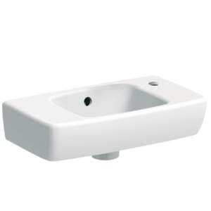 GEBERIT Selnova Compact Асиметрична мивка с отвор отдясно