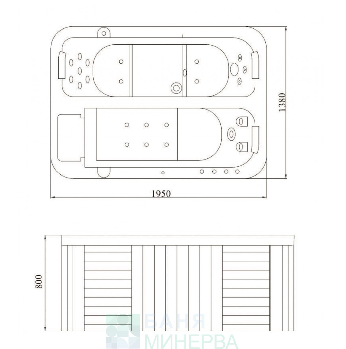 ICSH 913GRAY Хидромасажна вана Джакузи - Image 4