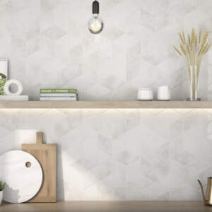 Kingsbury Blanco Hex 19.8-22.8 Pamesa Дизайнерски плочки