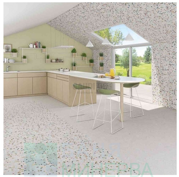 Arcana Miscela R Nacar тип Terrazzo 60-60 гранитогрес - Image 2