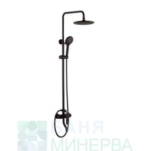 ICT 6328BLACK Душ колона Черен мат Торино