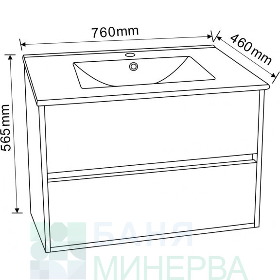 ICP 7555 Мебел за баня - Image 3