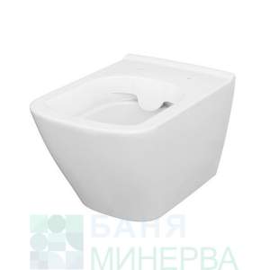 CITY SQUARE S701-405 CERSANIT конзолна тоалетна RIMLESS с капак слим забавено падане SET B220