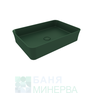 Bocchi Sottile Slim 14760270125 Мивка за плот зелен мат 55-38 см
