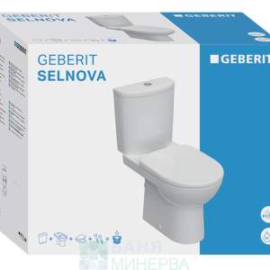 GEBERIT Selnova Моноблок със скрит монтаж и капак