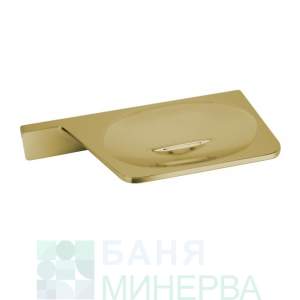 ICA 2859GOLD Саня Аксесоар за баня Сапунерка злато гланц