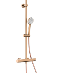 Roca Even T Round A5A9A2ERG2 Rose Gold Everlux Термостатна душ колона Розово злато