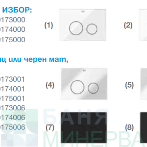 Roca Active One Структура за вграждане с тоалетна чиния MERIDIAN RIMLESS COMPACT