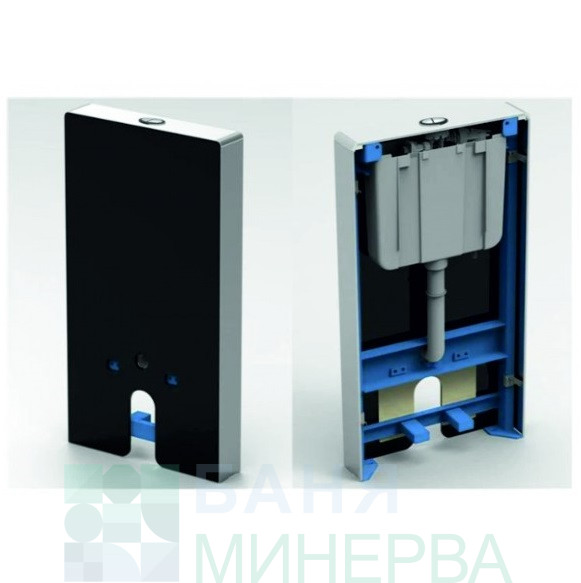 Пакет ALATEA Структура за Външен монтаж и стенна тоалетна 0112 BLACK+4937B - Image 2