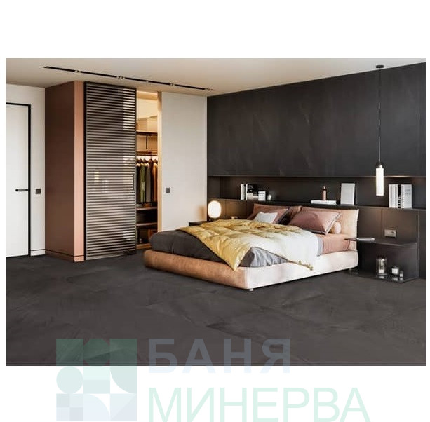 GAMBINI Ocean Black Abyss Rettificato 60-60 гранитогрес - Image 2